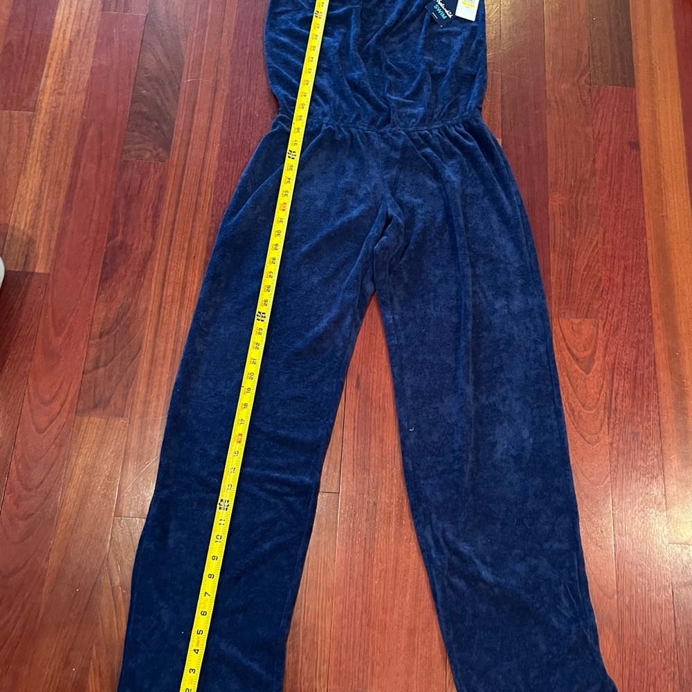 NWT Splendid Navy Terry Jumpsuit with Relaxed Fit